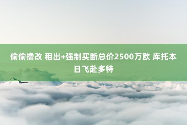 偷偷撸改 租出+强制买断总价2500万欧 库托本日飞赴多特